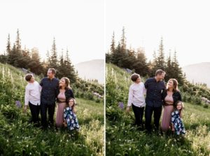 Mountain Sunset Family Session 1
