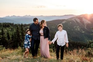 Mountain Sunset Family Session 7
