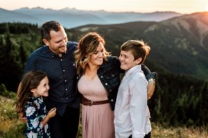 Mountain Sunset Family Session 8